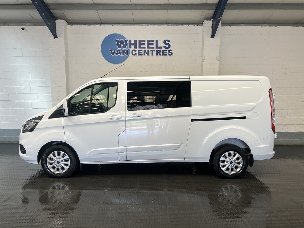 Ford Transit Custom 2.0 320 Ecoblue Limited Crew Van Double Cab Di DY73FDF White #2