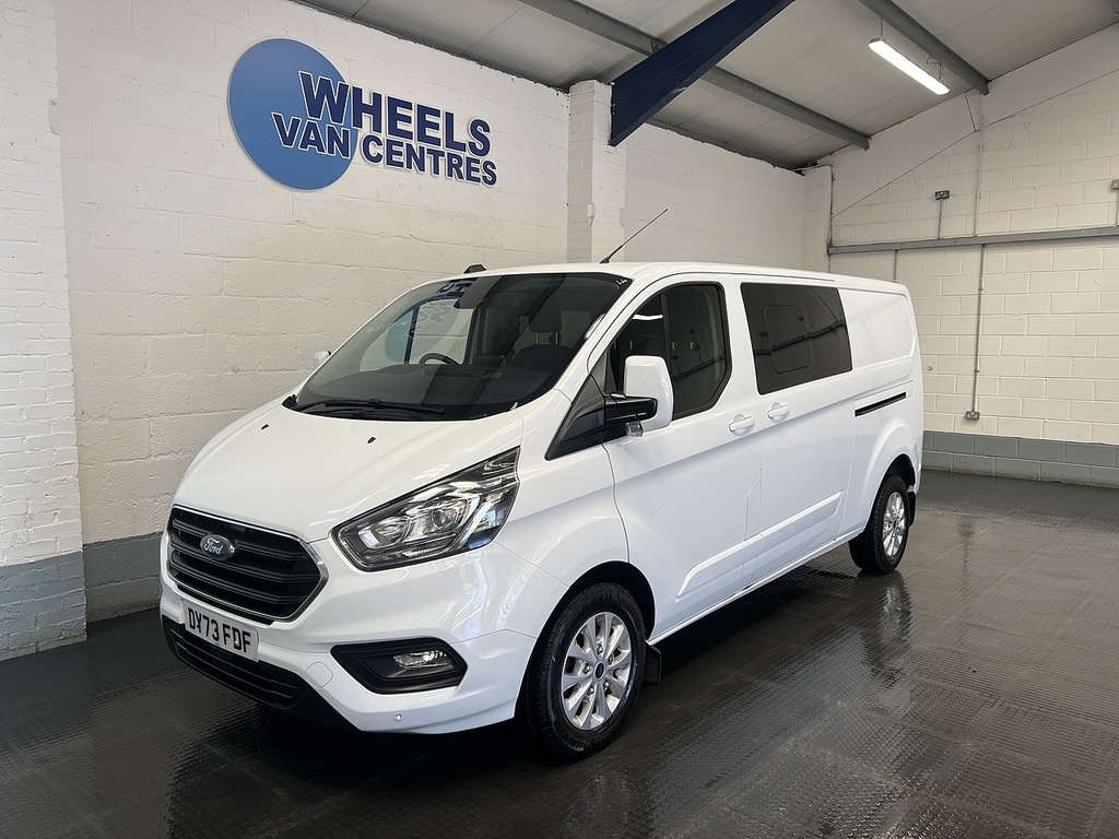 Ford Transit Custom 2.0 320 Ecoblue Limited Crew Van Double Cab Di DY73FDF White