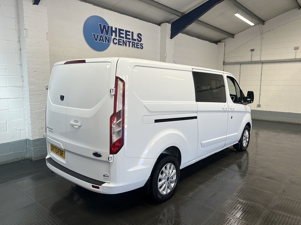 Ford Transit Custom 2.0 320 Ecoblue Limited Crew Van Double Cab Di DY73FDF White #5