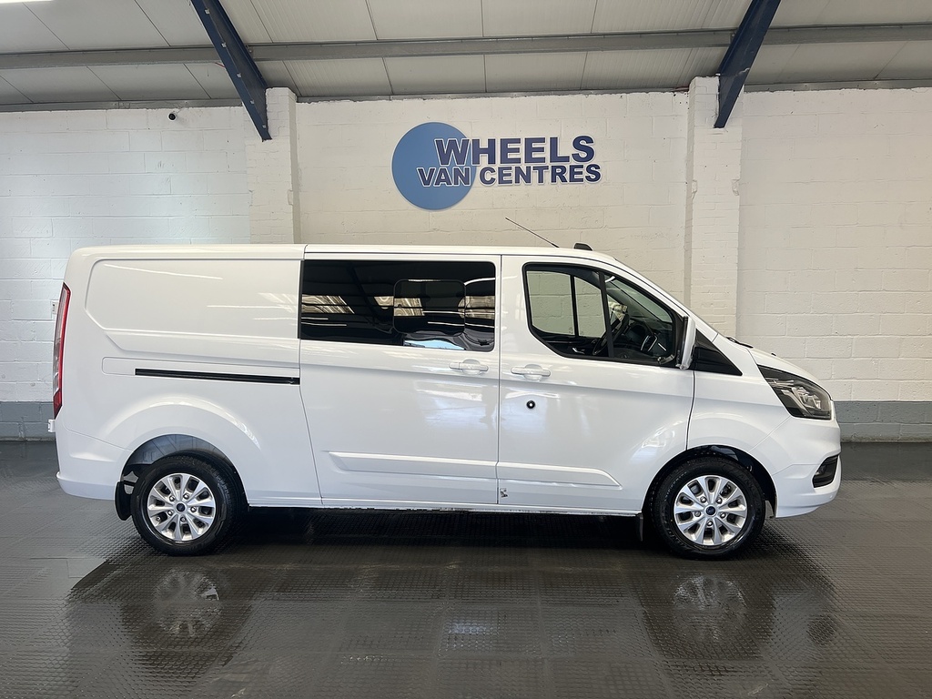 Ford Transit Custom 2.0 320 Ecoblue Limited Crew Van Double Cab Di DY73FDF White #6