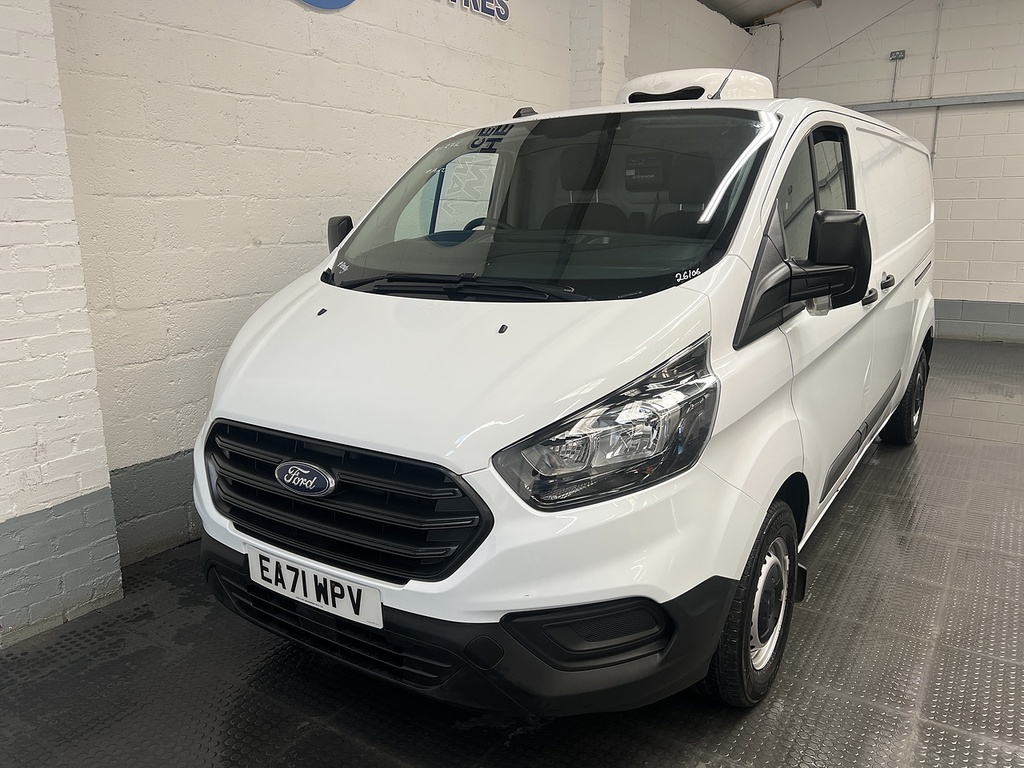Ford Transit Custom 2.0 300 Ecoblue Leader Panel Van EA71WPV White