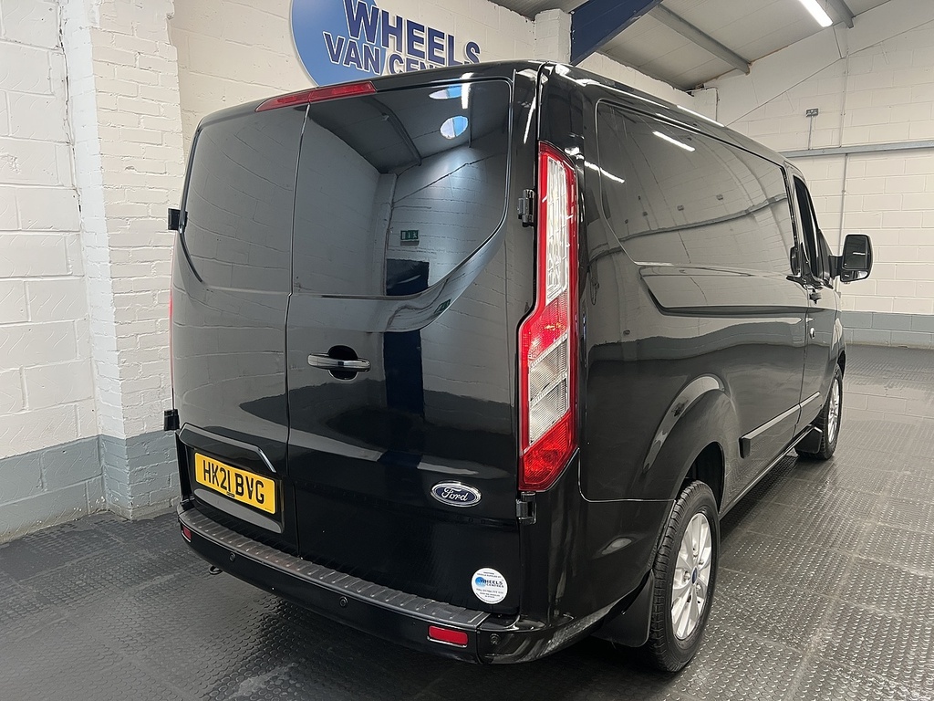 Ford Transit Custom 2.0 280 Ecoblue Limited Panel Van Manua HK21BVG Black #5