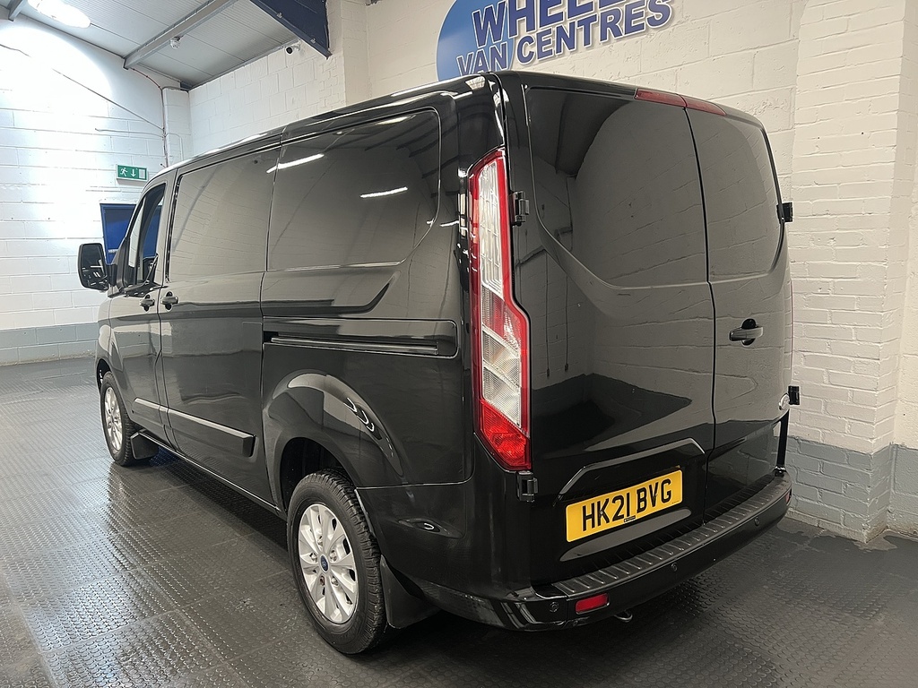 Ford Transit Custom 2.0 280 Ecoblue Limited Panel Van Manua HK21BVG Black #3