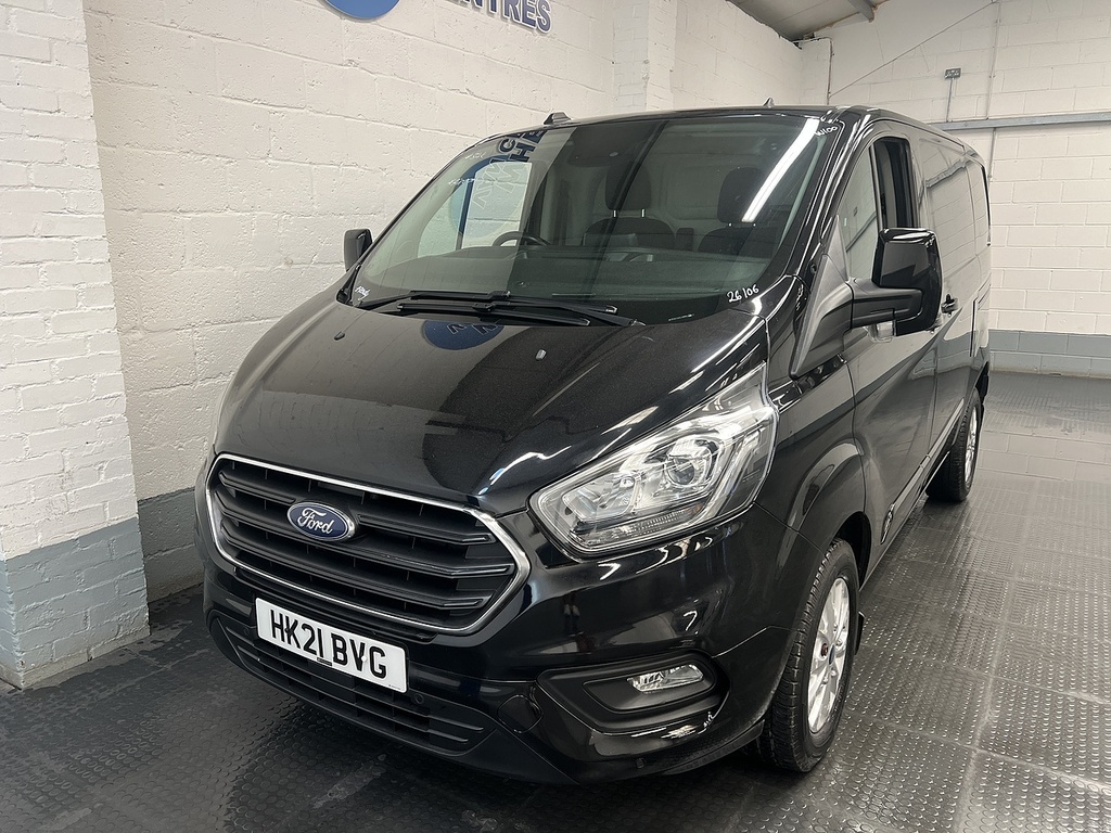 Ford Transit Custom 2.0 280 Ecoblue Limited Panel Van Manua HK21BVG Black