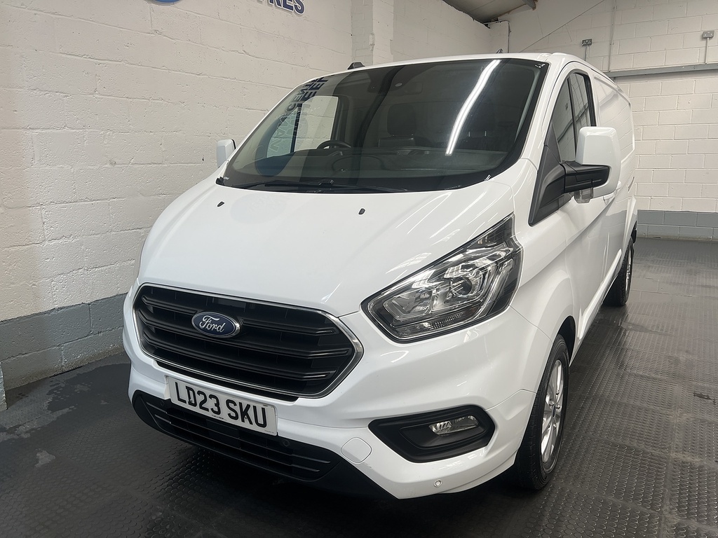 Ford Transit Custom 2.0 300 Ecoblue Limited Panel Van Manua LD23SKU White