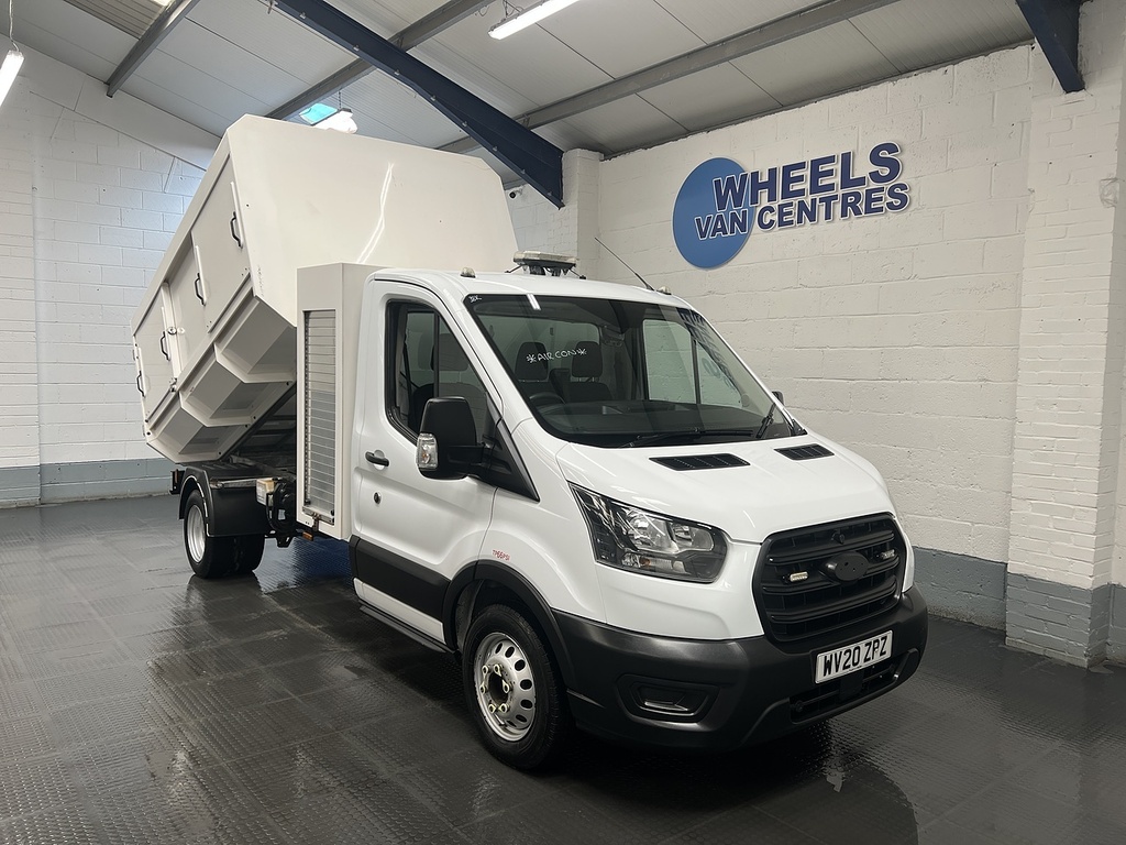 Ford Transit Custom 350 Ecoblue Leader 2.0 Refuge Tipper Di WV20ZPZ White #5