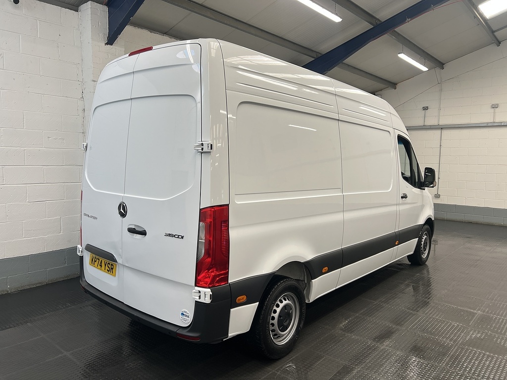 Mercedes-Benz Sprinter 2.0 315 Cdi Premium Panel Van Fw KP74YSR White #5