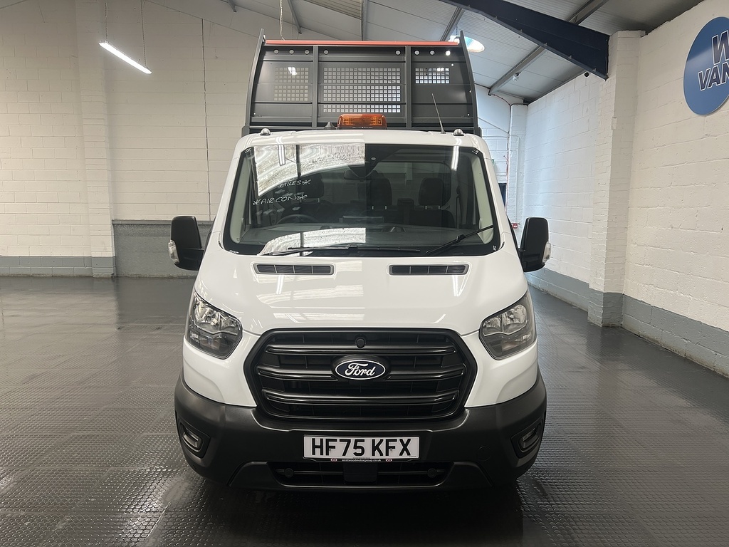 Ford Transit Custom 2.0 350 Ecoblue Leader Tipper Rw HF75KFX White #6