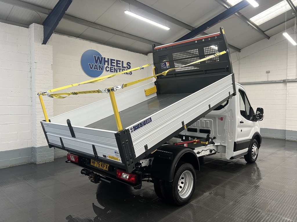 Ford Transit Custom 2.0 350 Ecoblue Leader Tipper Rw HF75KFX White #4