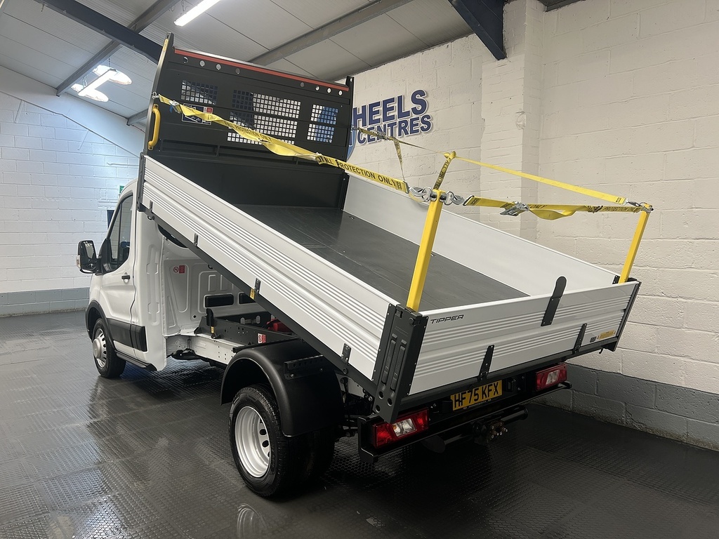 Ford Transit Custom 2.0 350 Ecoblue Leader Tipper Rw HF75KFX White #2