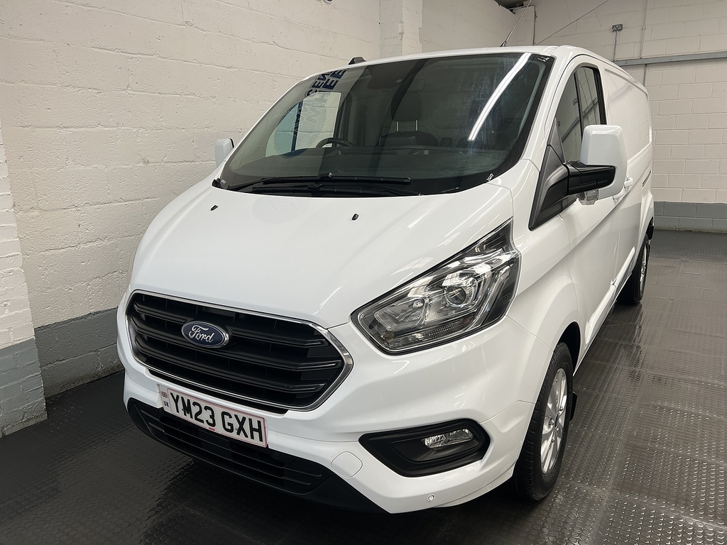 Ford Transit Custom 2.0 300 Ecoblue Limited Panel Van Manua YM23GXH White