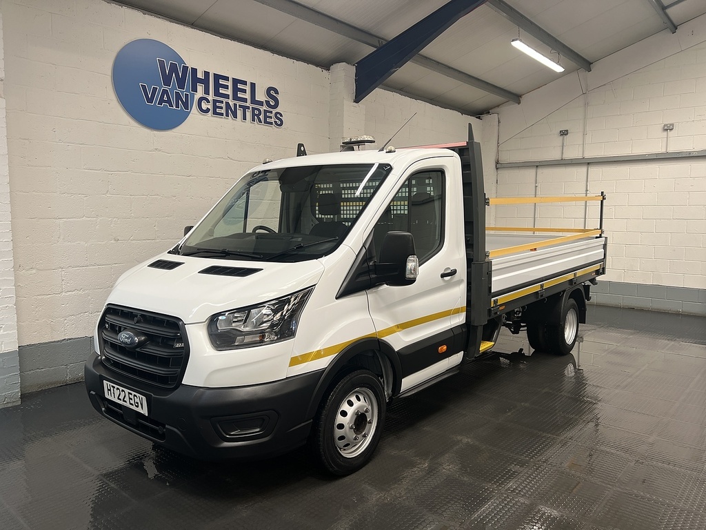 Ford Transit Custom 2.0 350 Ecoblue Leader L3dropside Manu HT22EGV White