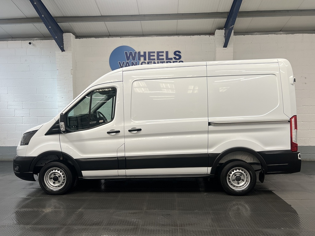 Ford Transit Custom 290 Ecoblue Leader L2h2 2.0 Panel Van D LC69OJB White #2