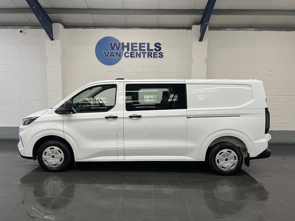 Ford Transit Custom 2.0 320 Ecoblue Trend Crew Van Double Cab Dies CF74WUM White #2