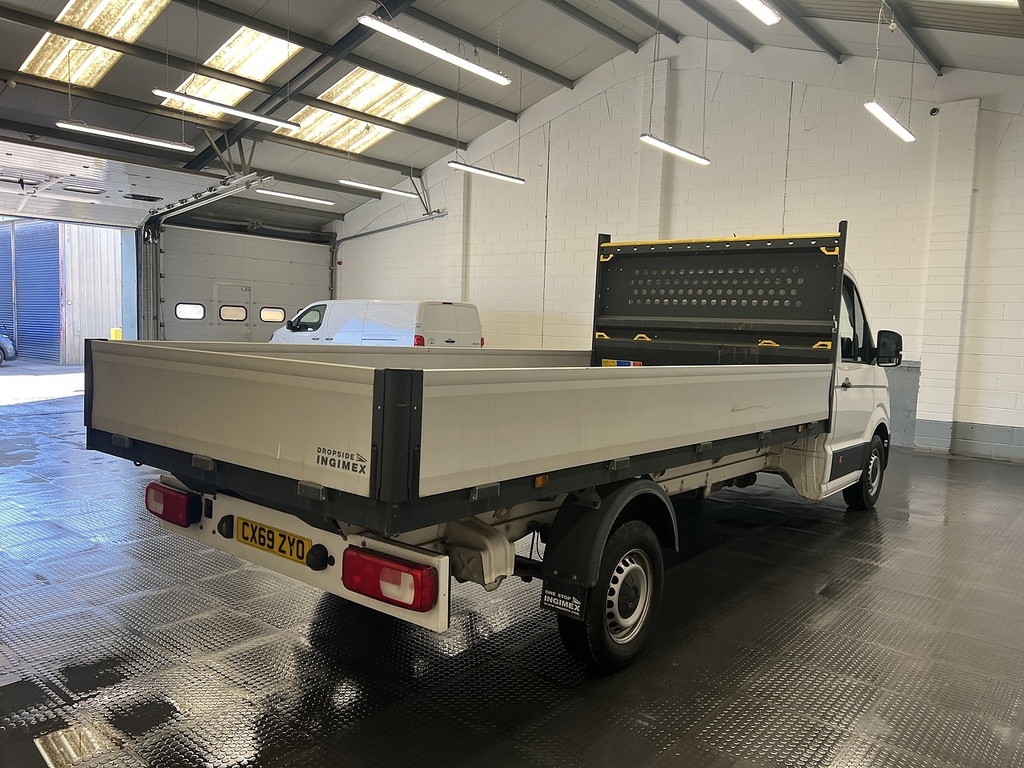 Volkswagen Crafter 2.0 Tdi Cr35 Startline Dropside White #3