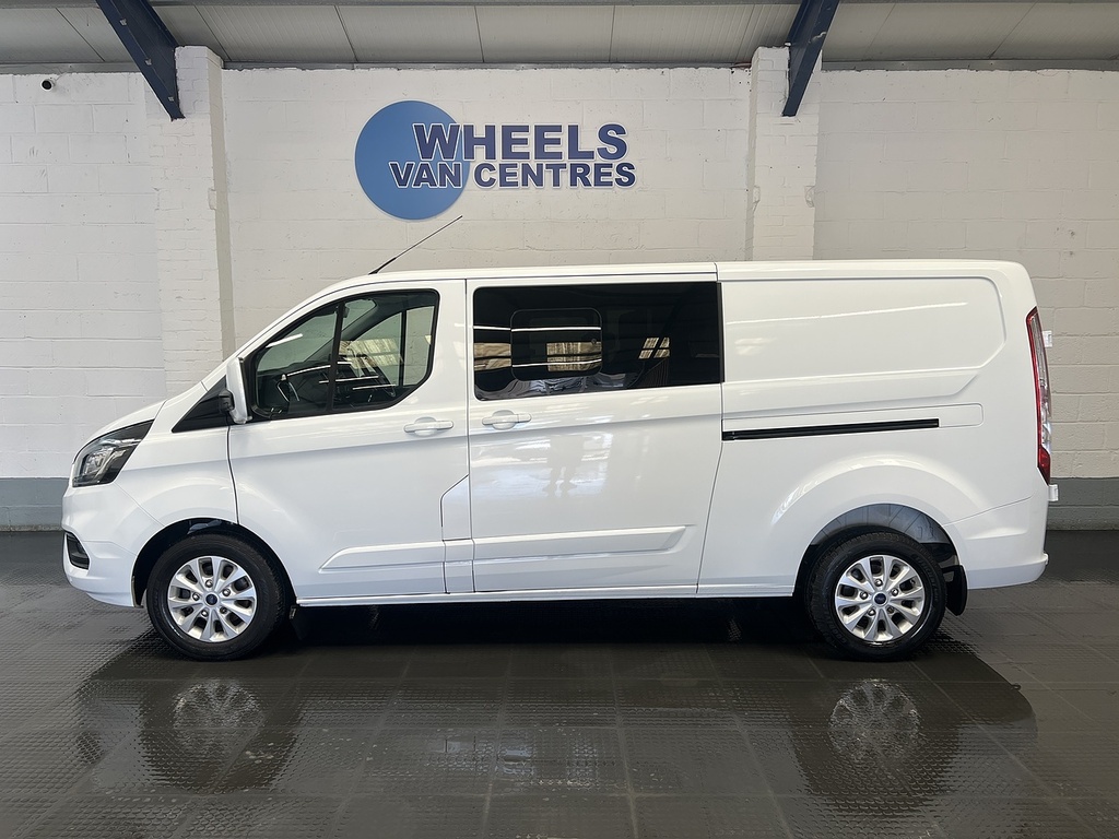 Ford Transit Custom 2.0 320 Ecoblue Limited Crew Van Double Cab Di White #2