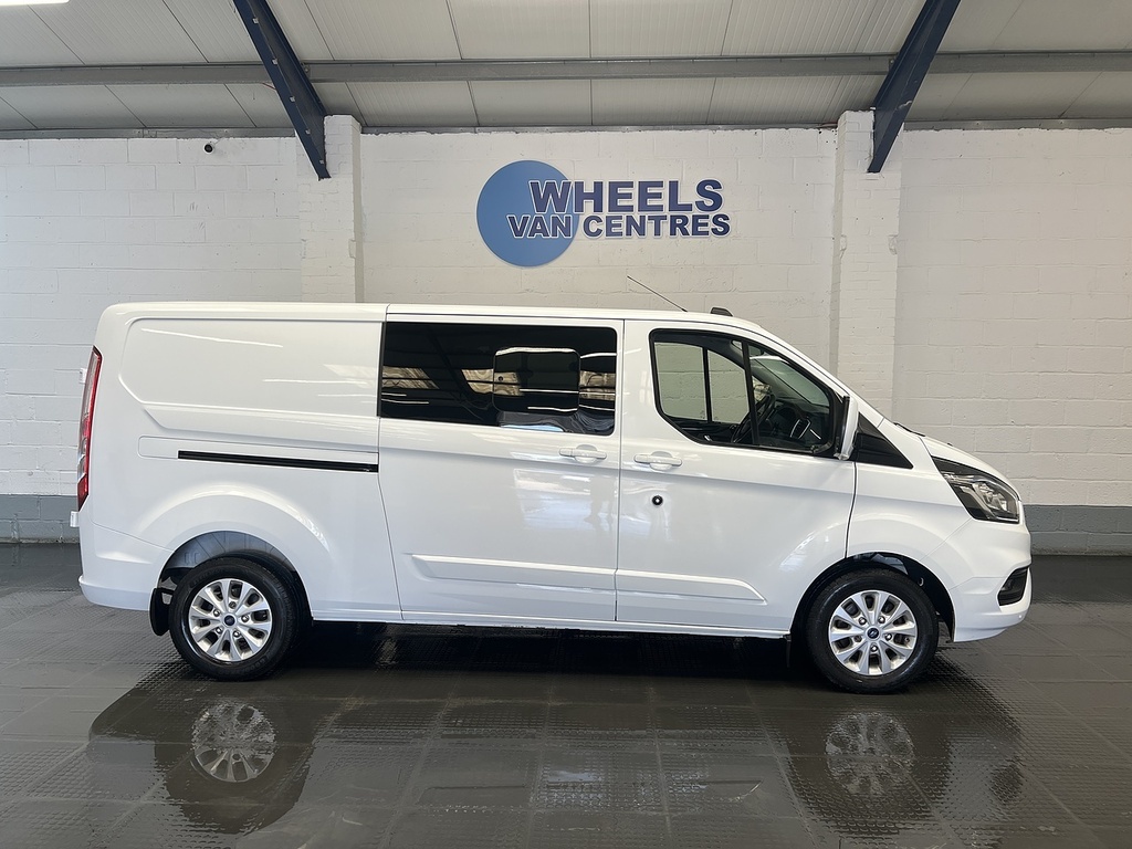 Ford Transit Custom 2.0 320 Ecoblue Limited Crew Van Double Cab Di White #6