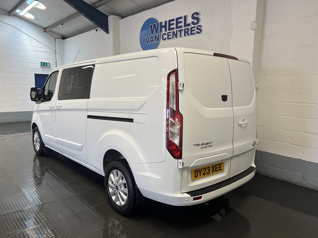 Ford Transit Custom 2.0 320 Ecoblue Limited Crew Van Double Cab Di White #3