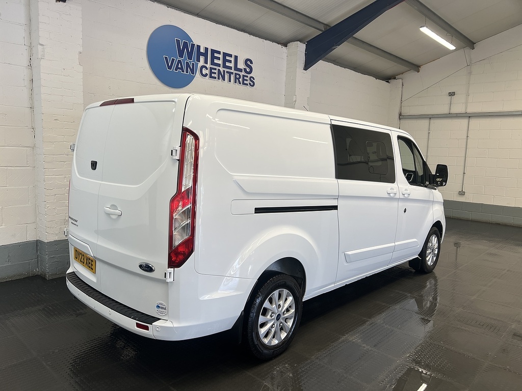 Ford Transit Custom 2.0 320 Ecoblue Limited Crew Van Double Cab Di White #5