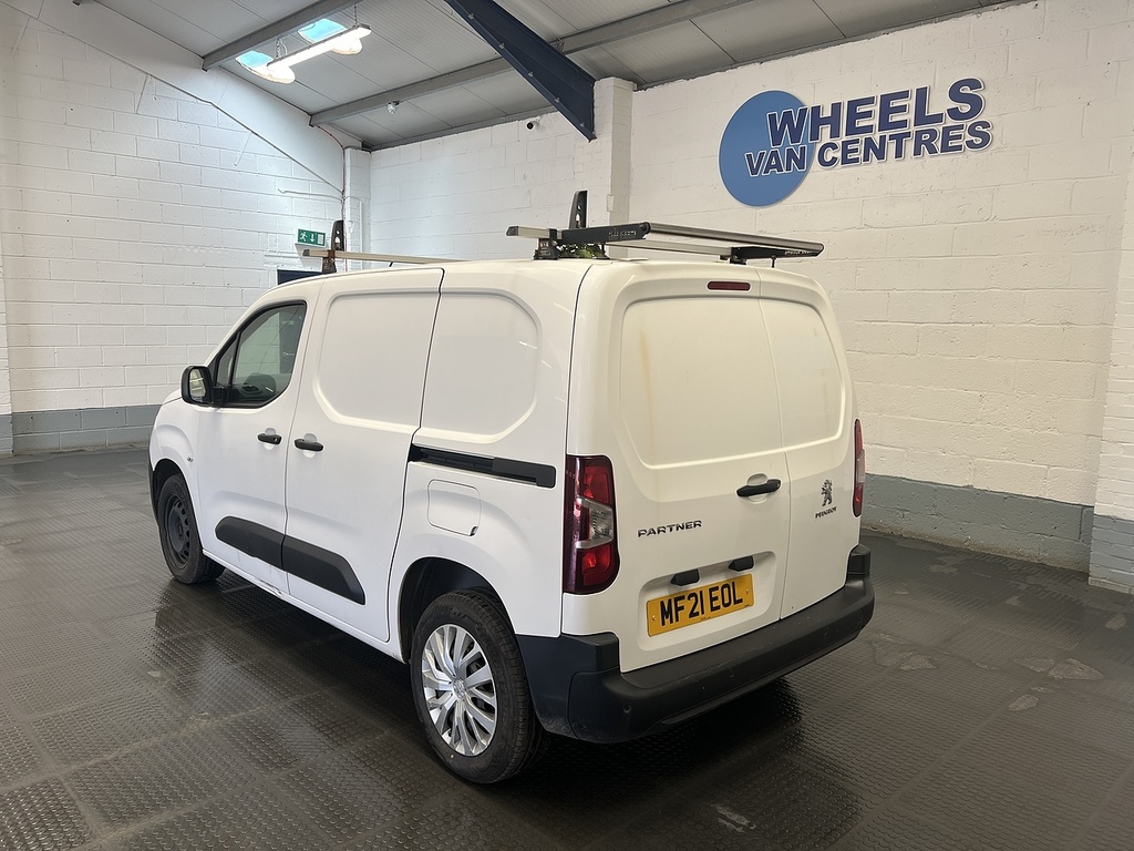 Peugeot Partner 1.5 Bluehdi 1000 Professional Standard Panel Van 5 White #2
