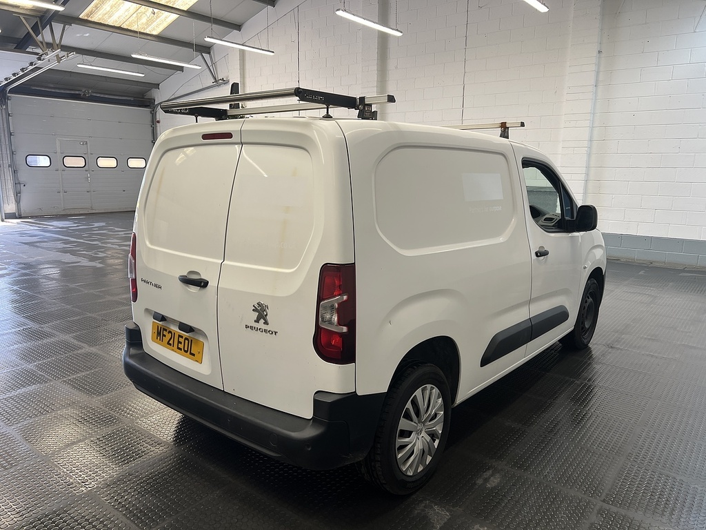 Peugeot Partner 1.5 Bluehdi 1000 Professional Standard Panel Van 5 White #3
