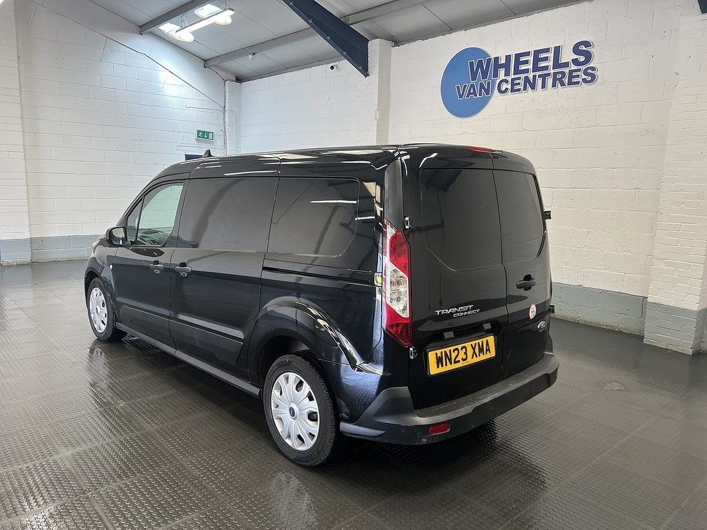 Ford Transit Connect 1.5 240 Ecoblue Trend Crew Van Double Cab 6Dr Dies Black #2