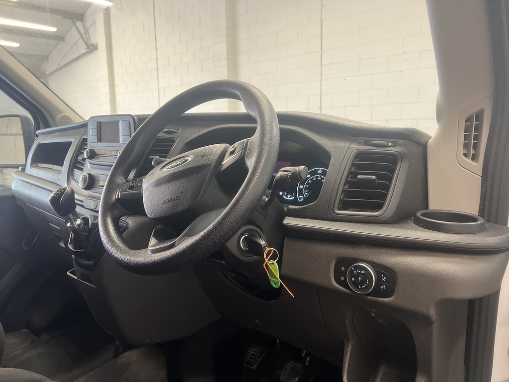 Ford Transit Custom 2.0 350 Ecoblue Hd Leader Panel Van Man HT23YZP White #6