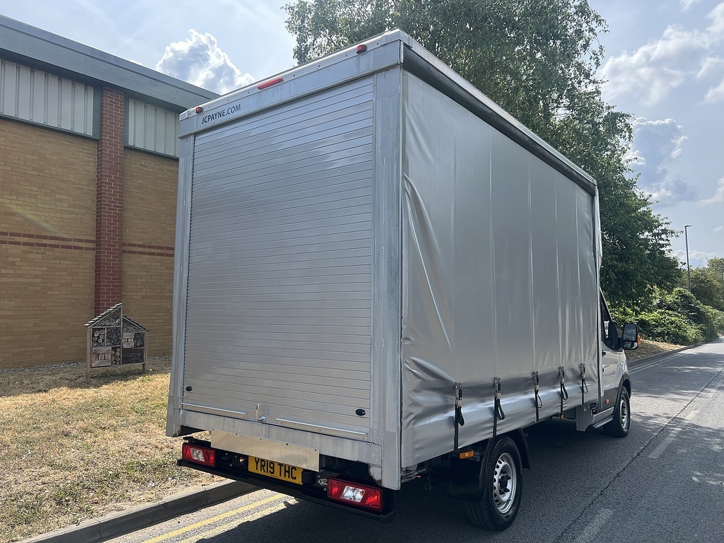 Ford Transit Custom 2.0 L4 Xlwb Curtain Side Silver #4