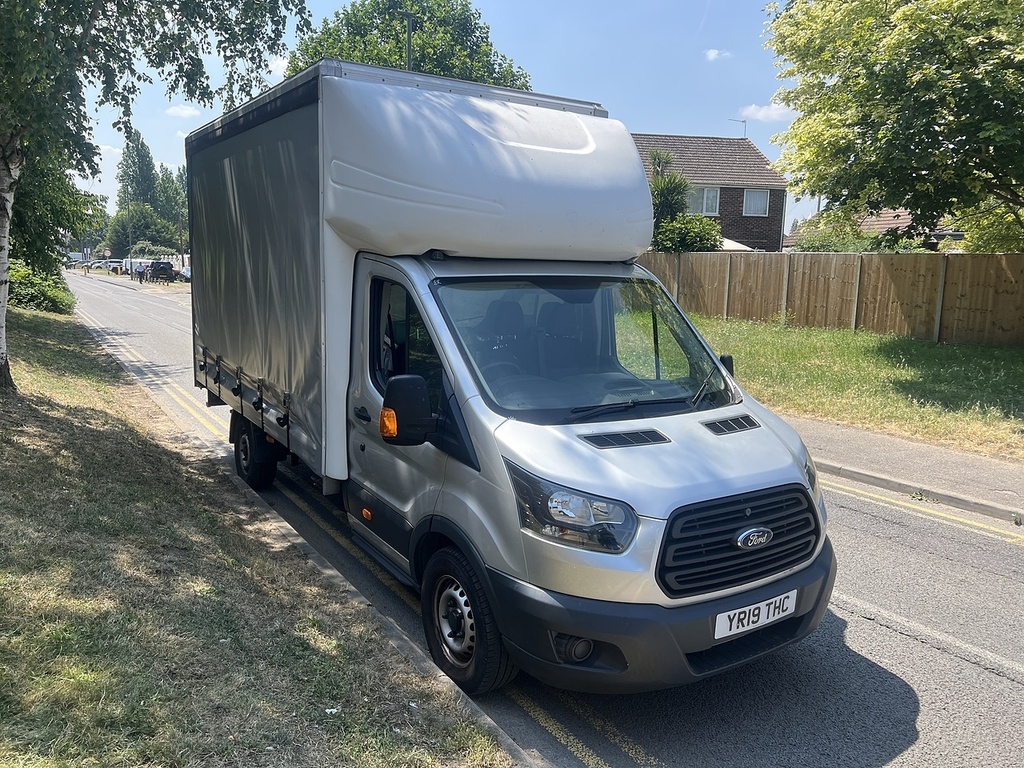 Ford Transit Custom 2.0 L4 Xlwb Curtain Side Silver #3