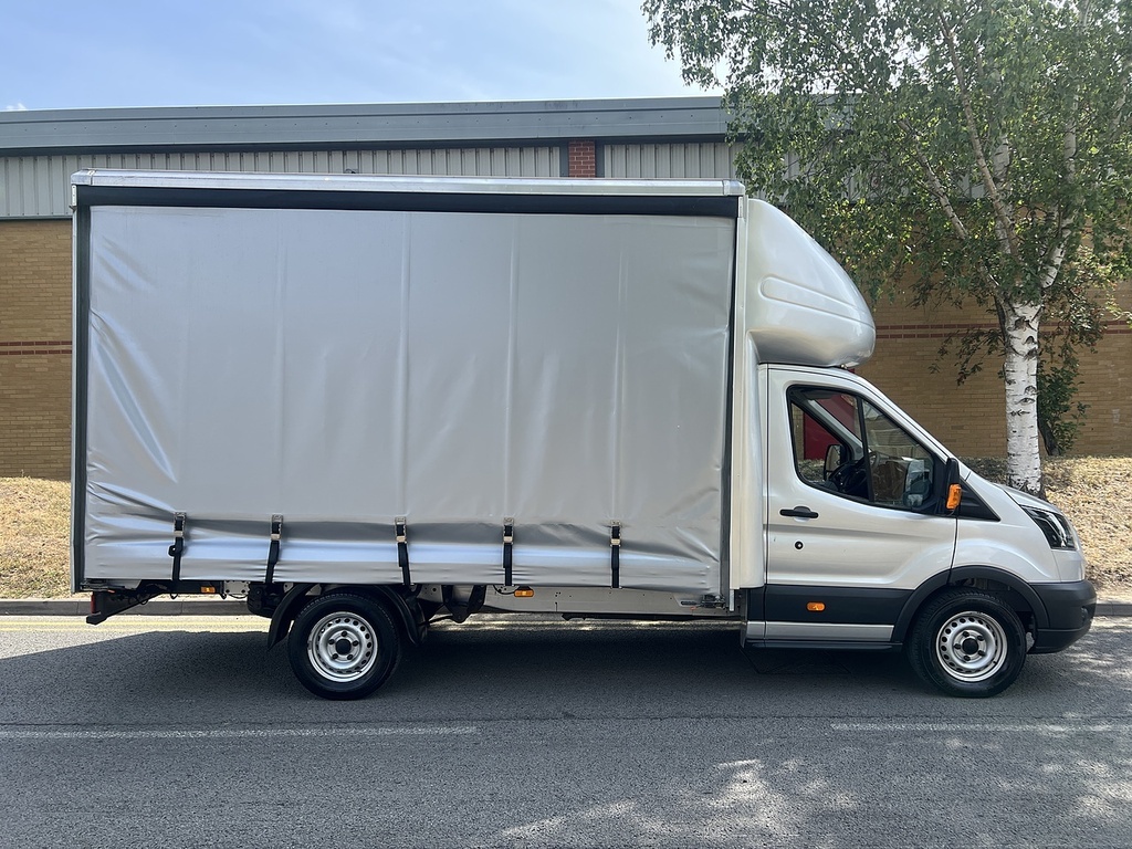 Ford Transit Custom 2.0 L4 Xlwb Curtain Side Silver #5