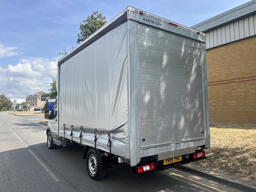 Ford Transit Custom 2.0 L4 Xlwb Curtain Side Silver #3