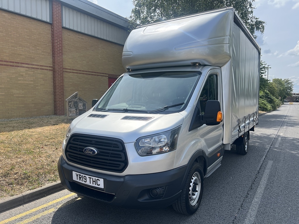 Ford Transit Custom 2.0 L4 Xlwb Curtain Side Silver