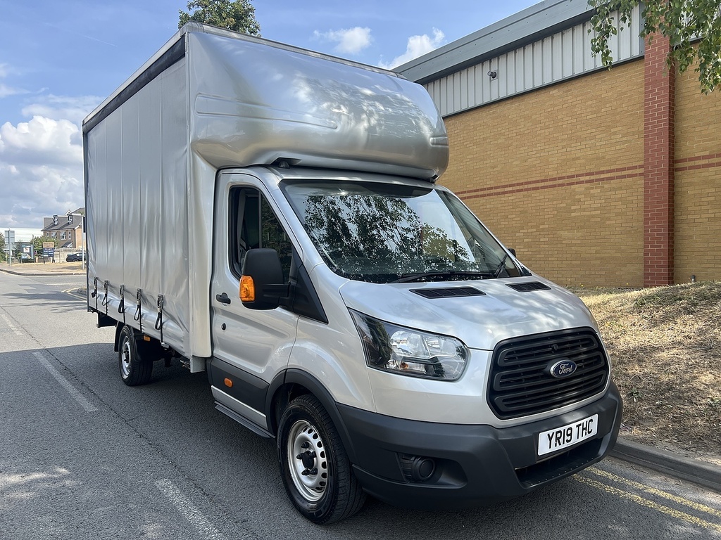 Ford Transit Custom 2.0 L4 Xlwb Curtain Side Silver #6