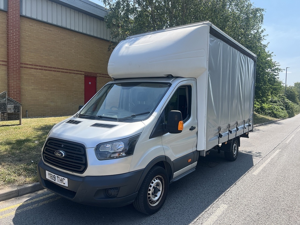 Ford Transit Custom 2.0 L4 Xlwb Curtain Side Silver