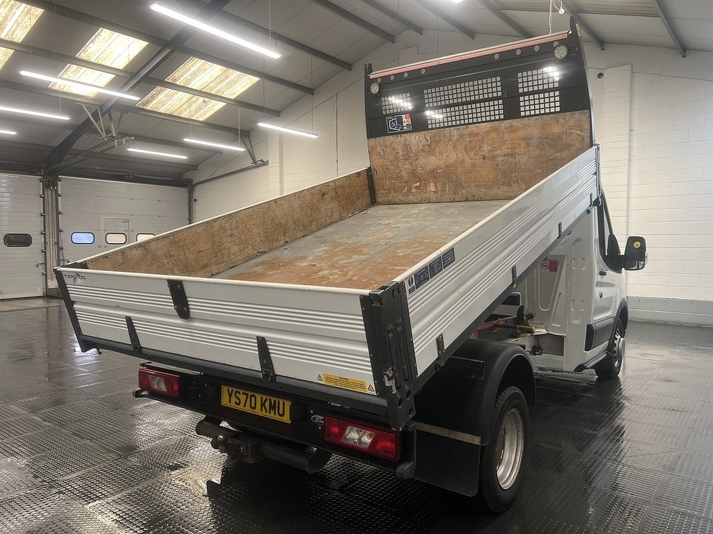 Ford Transit Custom 350 Ecoblue Leader L2 Trw Single Cab Tipper YS70KMU White #2
