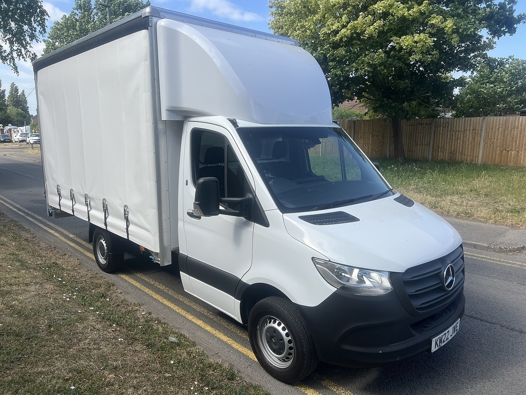 Mercedes-Benz Sprinter 2.0 315 Cdi Progressive Curtain Side Ma White #3