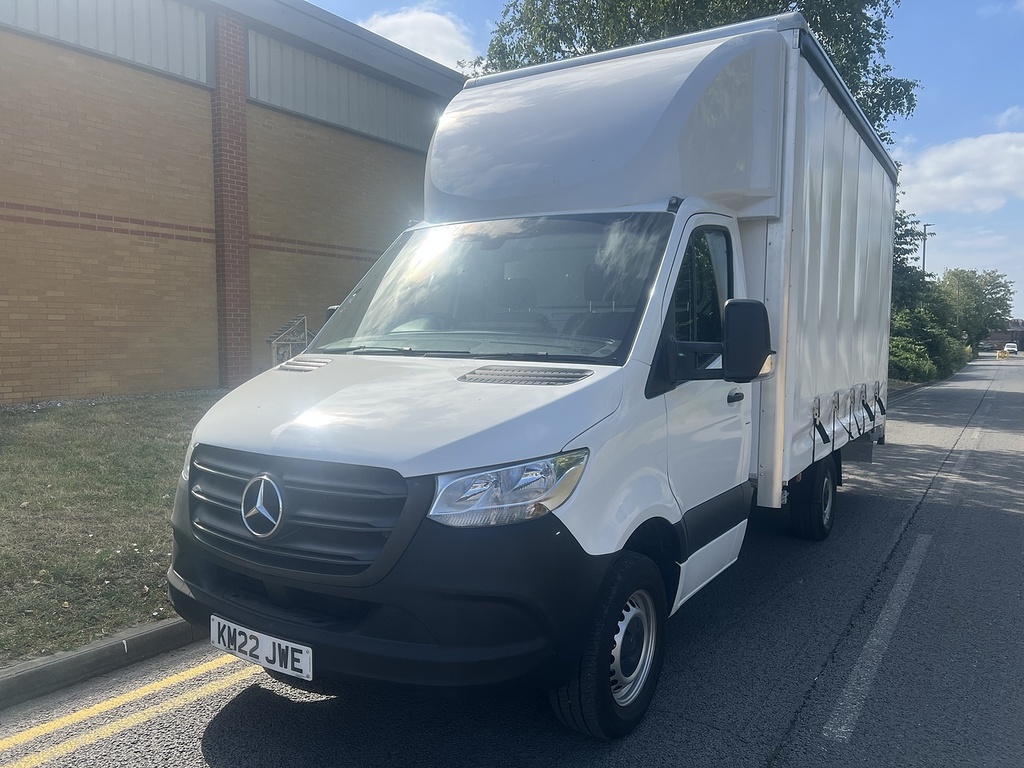 Mercedes-Benz Sprinter 2.0 315 Cdi Progressive Curtain Side Ma White