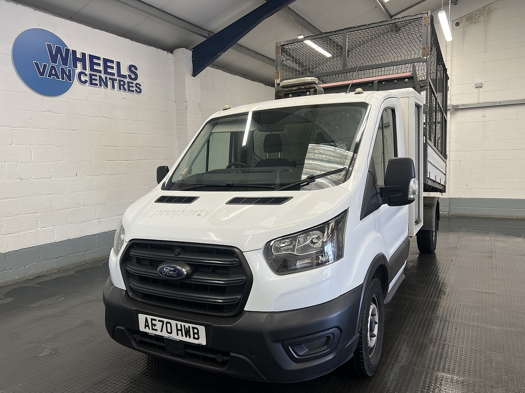 Ford Transit Custom 2.0 350 Ecoblue Leader Caged Toolpod Tipper Di White