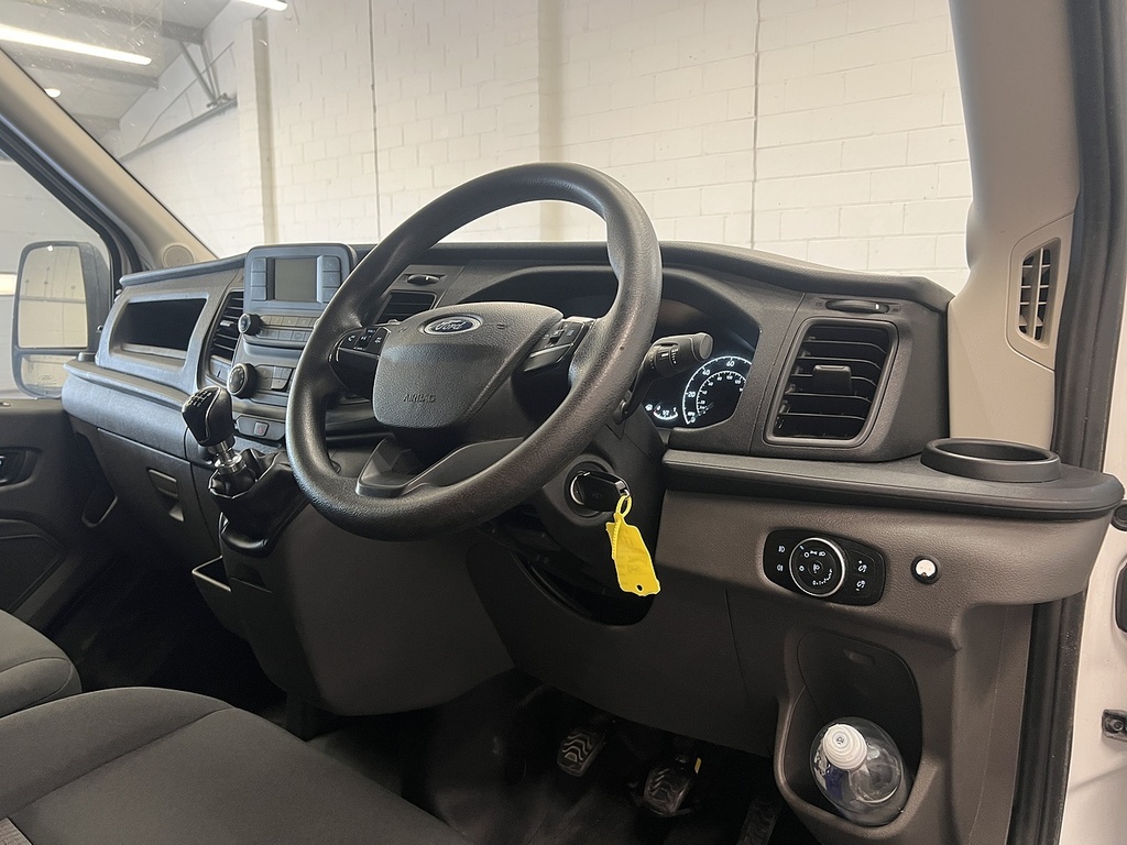 Ford Transit Custom 2.0 350 Ecoblue Leader Panel Van LC23OUE White #6