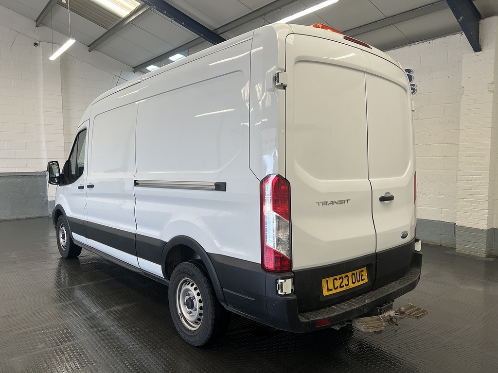 Ford Transit Custom 2.0 350 Ecoblue Leader Panel Van LC23OUE White #2