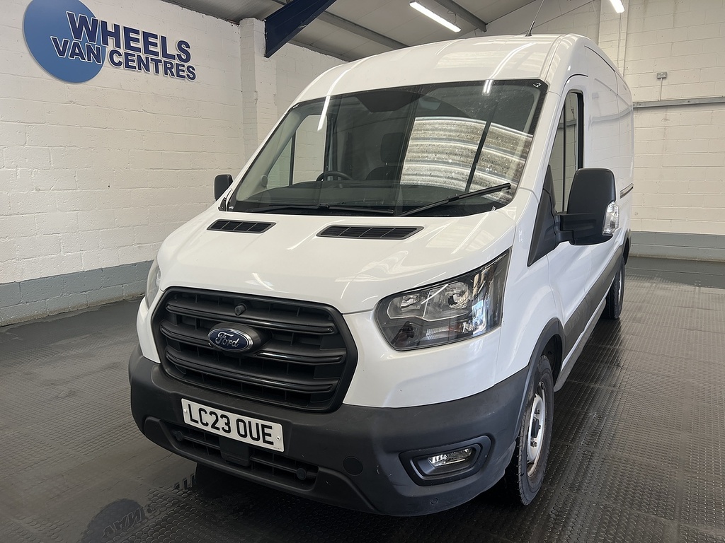 Ford Transit Custom 2.0 350 Ecoblue Leader Panel Van White