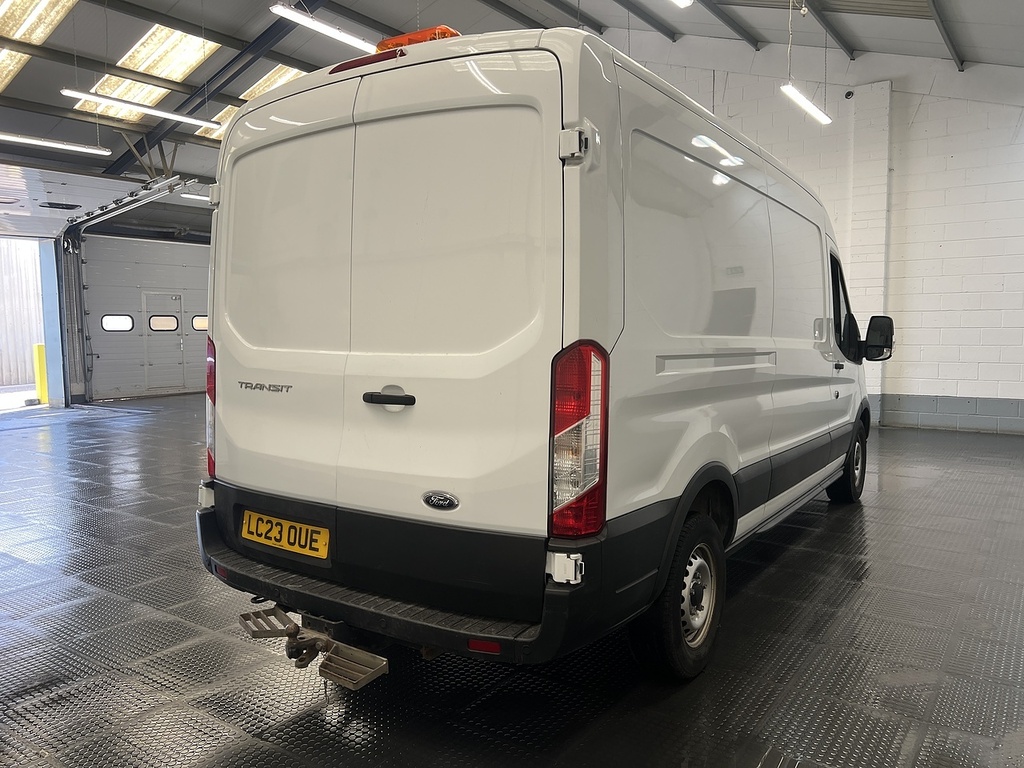Ford Transit Custom 2.0 350 Ecoblue Leader Panel Van LC23OUE White #3