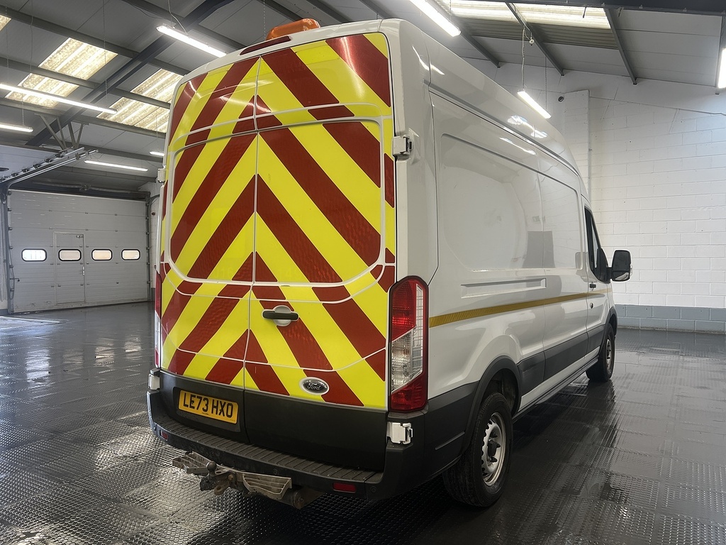 Ford Transit Custom 2.0 350 Ecoblue Leader Panel Van LE73HXO White #2
