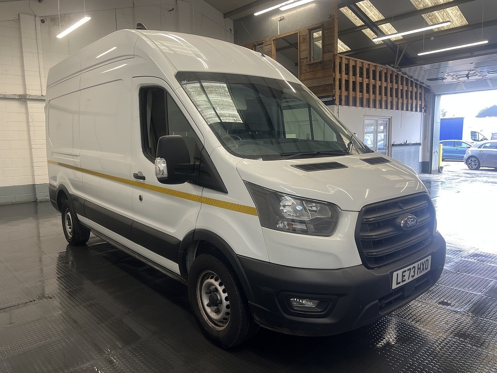 Ford Transit Custom 2.0 350 Ecoblue Leader Panel Van LE73HXO White #3