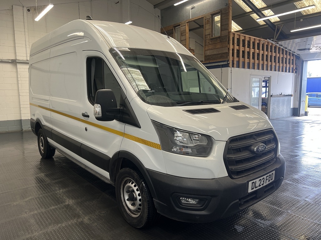 Ford Transit Custom 2.0 350 Ecoblue Leader Panel Van DL23FBO White #4