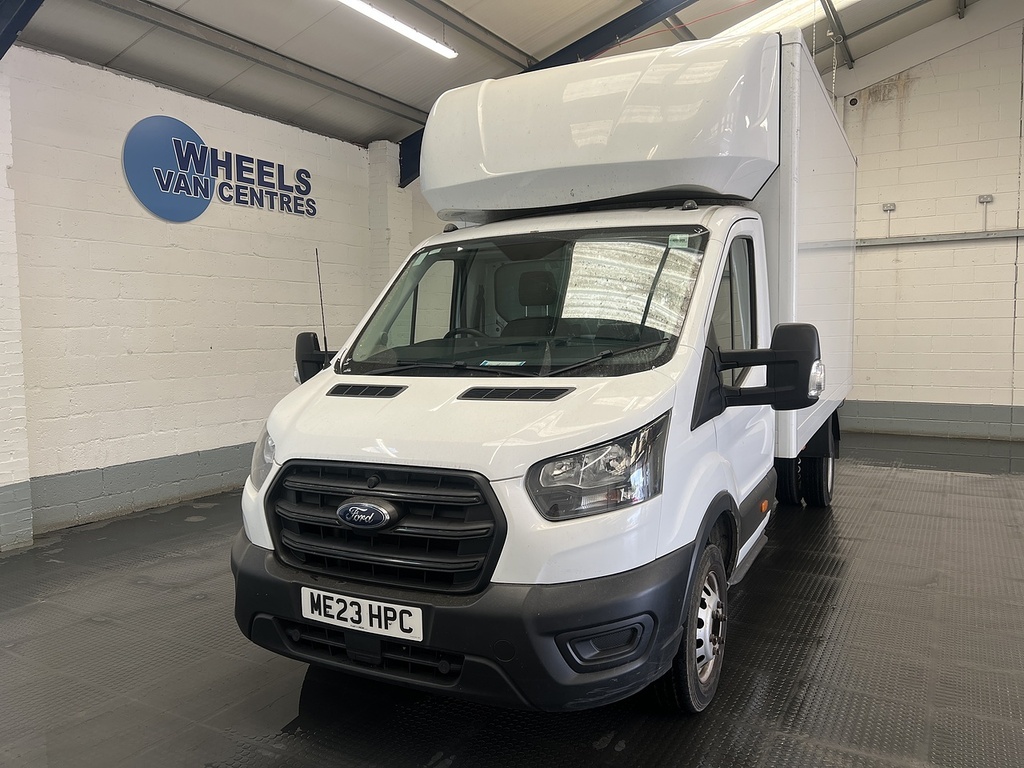 Ford Transit Custom 2.0 350 Ecoblue Hd Leader Chassis Cab M White