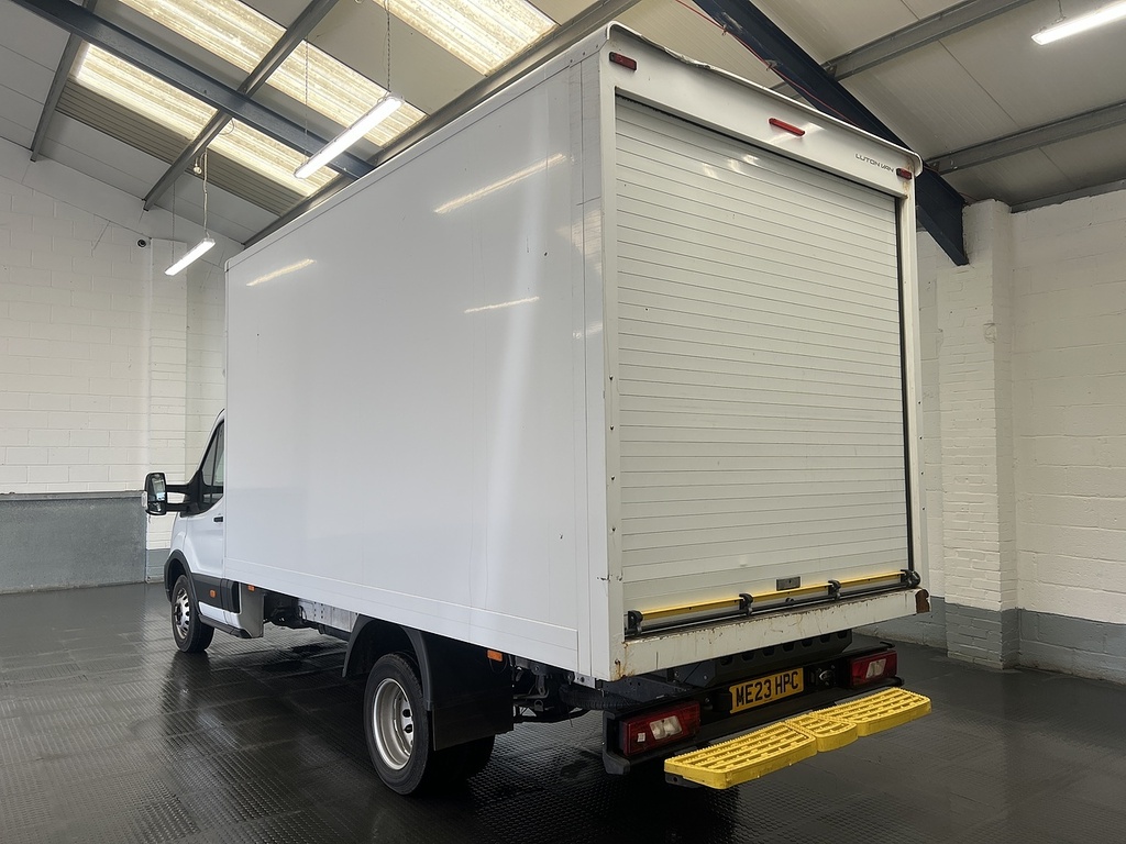 Ford Transit Custom 2.0 350 Ecoblue Hd Leader Chassis Cab M ME23HPC White #2