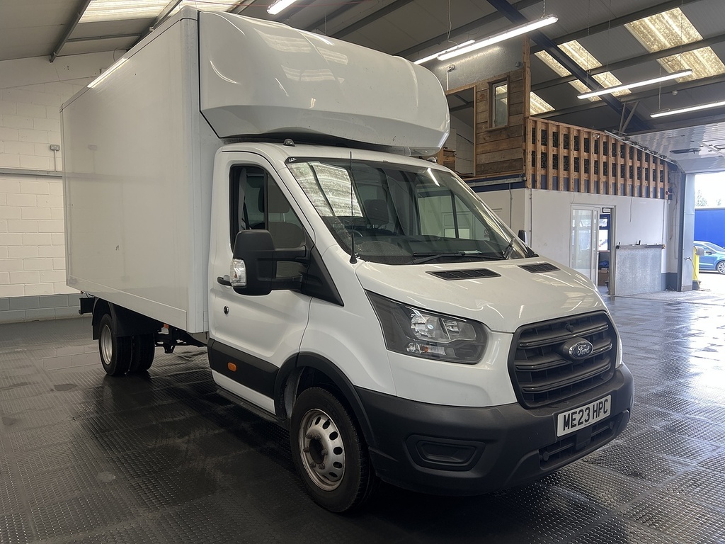 Ford Transit Custom 2.0 350 Ecoblue Hd Leader Chassis Cab M ME23HPC White #4