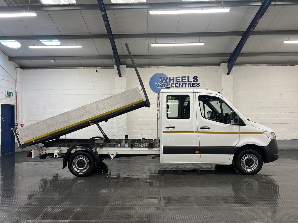 Mercedes-Benz Sprinter 314 Cdi 2.1 Crew Cab Tipper White #4