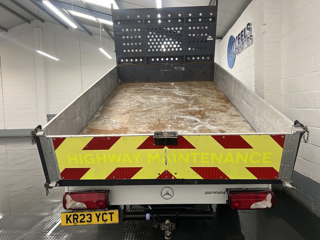 Mercedes-Benz Sprinter 314 Cdi 2.1 Crew Cab Tipper White #3
